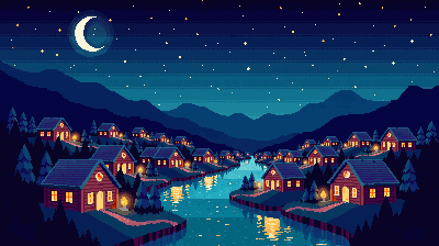 pixellab night
